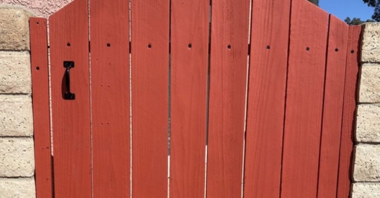 wood fence